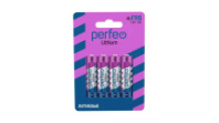 Батарейка Perfeo Lithium FR6 (AA) BL4 4/48