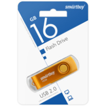 Накопитель USB 16Gb SmartBuy Twist Yellow