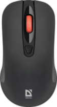 Мышь DEFENDER Nexus MS-195, беспр.,опт.,4кн., 800-1600dpi, бесшумная, черный