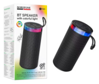 Колонка BOROFONE BR105 5Вт (FM+AUX+USB+microSD+Bluetooth+TWS) серый