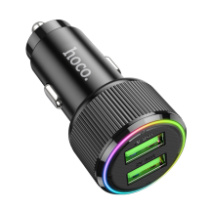 АЗУ Hoco NZ14, 2USB, QC3.0 2*18W, 3A, черный