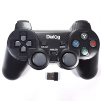 Геймпад Dialog Action GP-A12RF, USB, беспр.,2.4G, вибрация, 12кн., черный