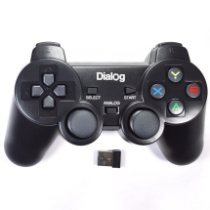 Геймпад Dialog Action GP-A12RF, USB, беспр.,2.4G, вибрация, 12кн., черный