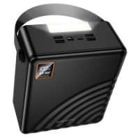Аккумулятор внешний BOROFONE BJ85 100000mAh, 22.5W+PD20W, с фонариком, черный