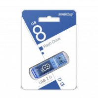 Накопитель USB 8Gb SmartBuy Glossy Blue