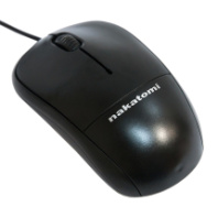 Мышь Nakatomi Navigator MON-05U, USB, пров.,опт.,3кн., 1000dpi, черный