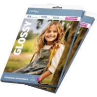 Бумага Perfeo глянцевая A4 , 170г/м. 100л