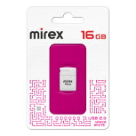 Накопитель USB 16Gb Mirex Minca White короткая
