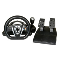 Dialog Руль Gran Tourismo GW-135VR - эффект вибрации, 2 педали + рычаг ПП, PC,USB Dialog Руль Gran Tourismo GW-135VR - эффект вибрации, 2 педали + рычаг ПП, PC,USB