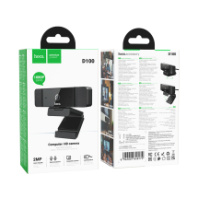 Веб-камера Hoco D100 с микрофоном, 2Мп, 1080р, подключение USB
