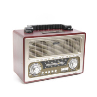 Радиоприёмник "Сигнал БЗРП-312" (220V, USB, microSD,BT,AUX) бат. 4*R20 (не в компл.), акб 1400mAч