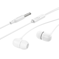 Гарнитура Borofone BM77, внутриканальная, белый (пакет)