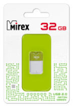 Накопитель USB 32Gb Mirex Arton Green короткая
