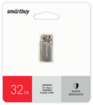 Накопитель USB 32Gb SmartBuy MU30 Metal Silver