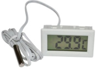 Термометр цифровой, с датчиком измерения температуры, белый Термометр цифровой, с датчиком измерения температуры, белый