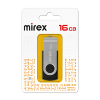 Накопитель USB 16Gb Mirex Swivel Black