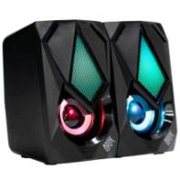 Ак. система 2.0 Qumo Mask AS004, 10Вт RGB подсветка, черный Ак. система 2.0 Qumo Mask AS004, 10Вт RGB подсветка, черный