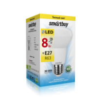 Лампа Smartbuy LED R63 08W/3000/E27 рефлекторная (теплый белый)