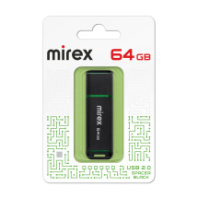 Накопитель USB 64Gb Mirex Spacer Black Накопитель USB 64Gb Mirex Spacer Black