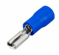 Клемма плоская REXANT, изолированная гнездо - 3.8 мм, 1.5-2.5 мм², в упак. 10 шт.