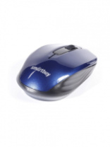 Мышь SmartBuy 332AG-B, USB, беспр.,опт.,3кн., 1000dpi, синий
