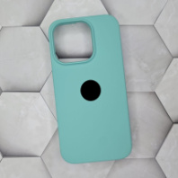 Чехол-накладка для iPhone 15 Pro Silicone Case, бирюзовый