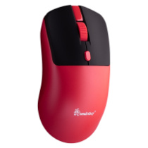 Мышь SmartBuy 355AG, USB, беспр.,опт., 4кн, 800-1600dpi, красный/черный