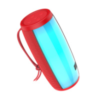 Колонка BOROFONE BR20 10Вт (FM+AUX+USB+microSD+Bluetooth+TWS+подсветка) красный