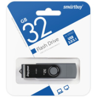 Накопитель USB 32Gb SmartBuy Twist Dual Gray 3.0/3.1 OTG (Type-C)