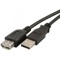 Кабель удлинитель USB - USB 2.0 (AM-AF) 1.8м DEFENDER черный (87456)