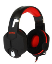 Гарнитура полноразмерная SmartBuy RUSH VIPER, игровая, 2м, 4pin jack+2*AUX 3.5мм, черный/красный
