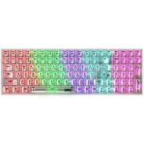 Клавиатура DEFENDER Orios GK-149 RU, USB, Rainbow, механич.,100кл., прозрачный н/р