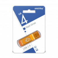 Накопитель USB 4Gb SmartBuy Glossy Orange