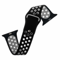 Ремешок COTEetCI  W12 Silicone Watchband (42/44mm) black-gray (WH5217-BK-GY)