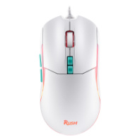 Мышь SmartBuy 752G Rush X22, USB, бесшум.,игров.,пров.,опт.,7кн., 1200-7200dpi, белый