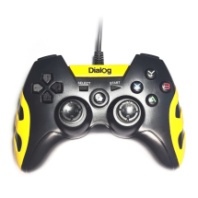 Геймпад Dialog Action GP-A30, USB, вибрация, 12кн., черный