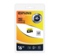 Карта памяти micro SD 16Gb Exployd class 10 UHS-1 Elite без адаптера