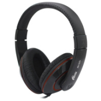 Наушники полноразмерные Ritmix RH-525, 2м, AUX 3.5мм, черный