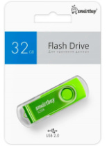Накопитель USB 32Gb SmartBuy Twist Green