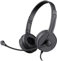 Гарнитура полноразмерная Defender Tune 160, 1.8м, 2*AUX 3.5мм, черный