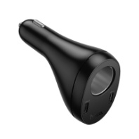 АЗУ Hoco Z61, 1USB/2Type-C+гнездо прикуривателя, QC3.0+PD17W, 3A, черный