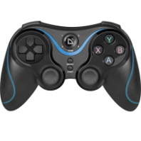 Геймпад DEFENDER Blaster, USB, беспр. BT, держатель для телефона, для Android/iOS/PC/PS3, черный