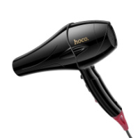 Фен для волос Hoco DAR29, 2400W, 2 скорости, 3 режима температуры, 2.4 м, черный