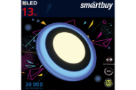 Cветодиодный (LED) светильник SmartBuy DLB с подсветкой встраиваемый 13w/3000K+B/IP20