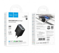 СЗУ Hoco C160A, 1USB/2Type-C, QC3.0+PD65W, 3A, черный