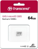 Карта памяти micro SD 64Gb Transcend 300S class 10 без адаптера UHS-I U1 Карта памяти micro SD 64Gb Transcend 300S class 10 без адаптера UHS-I U1