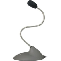 Микрофон DEFENDER MIC-111, кабель 1.5м, серый 
