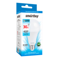 Лампа Smartbuy LED A70 30W (SBL-A70-30-60K-E27) E27 6000К (Холодный белый)