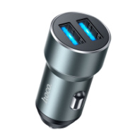 АЗУ Hoco DZ17, 2USB, 2.4A, черный