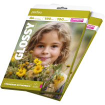 Бумага Perfeo глянцевая A4 , 190г/м. 100л 